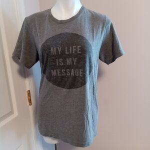 Canvas " My life is my‎ message" t-shirt
